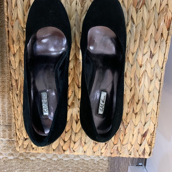 Black suede, stiletto heels, good condition - Picture 4 of 4